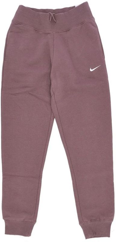 Nike - Fleece Joggingbroek - Paars - Hoge Taille - Dames