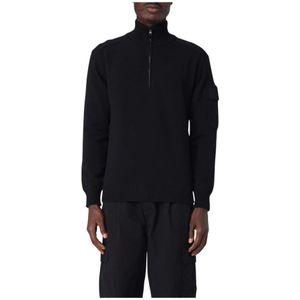 C.p. Company - Zwarte Gebreide Vest - Heren - Wol - Aw 25