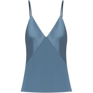 Forte Forte, Dames, Tops, Blauw, Maat: M Zijde,