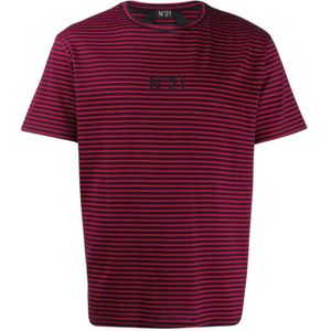 N21, Heren, Tops, Rood, Maat: M Katoen,