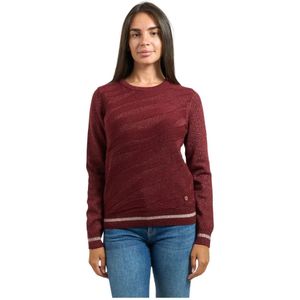 YES Zee, Dames, Truien, Rood, Maat: XL Viscose,