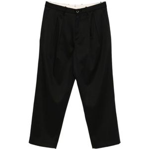 Nine In The Morning, Heren, Broeken, Zwart, Maat: XS