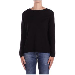 Max Mara, Dames, Tops, Zwart, Maat: M Katoen,