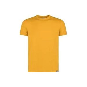 Dsquared2 Luxe Katoenen T-Shirt Collectie , Yellow , Heren , Maat: S