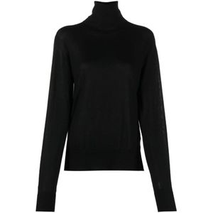 Jil Sander, Dames, Truien, Zwart, Maat: M Zijde,