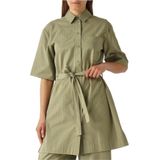 MM - SOSPIRO - Blousejurk - Katoen - Mini-jurk - Overhemdkraag