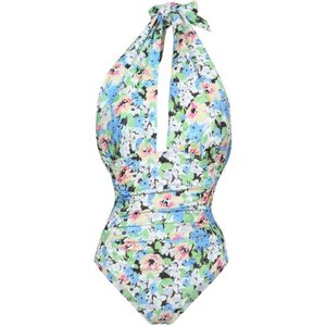 Ganni, Dames, Badkleding, Veelkleurig, Maat: XS Polyamide,