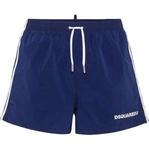 Dsquared2, Heren, Badkleding, Blauw, Maat: S