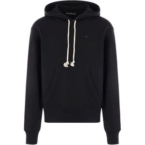 Acne Studios, Heren, Sweatshirts & Hoodies, Zwart, Maat: M Katoen,