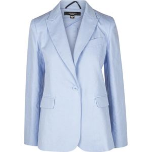 Weekend Max Mara, Dames, Jassen, Blauw, Maat: L Katoen,