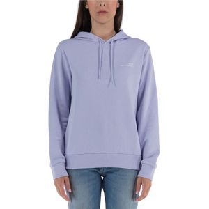 A.p.c., Dames, Sweatshirts & Hoodies, Paars, Maat: L Katoen,
