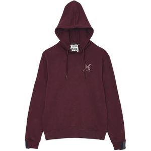 John Richmond, Heren, Sweatshirts & Hoodies, Rood, Maat: XL Katoen,