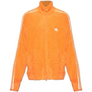 Adidas Originals, Heren, Sweatshirts & Hoodies, Oranje, Maat: L Fleece,