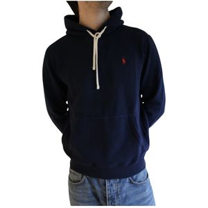 Ralph Lauren, Heren, Sweatshirts & Hoodies, Blauw, Maat: L Katoen,