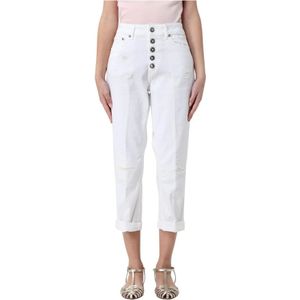 Dondup, Dames, Jeans, Wit, Maat: W29 Katoen,