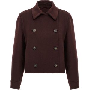 Brunello Cucinelli, Dames, Jassen, Rood, Maat: XS Kasjmier,