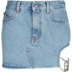 Gcds, Dames, Rokken, Blauw, Maat: W27 Denim,