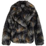 Munthe Winterjas 'LESTINE'  lichtbruin / grijs / antraciet / zwart