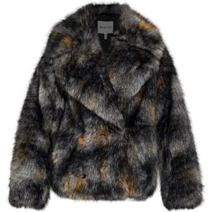 Munthe Winterjas 'LESTINE'  lichtbruin / grijs / antraciet / zwart