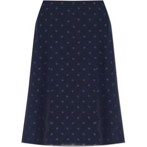 Acne Studios, Dames, Rokken, Blauw, Maat: L Poliester,