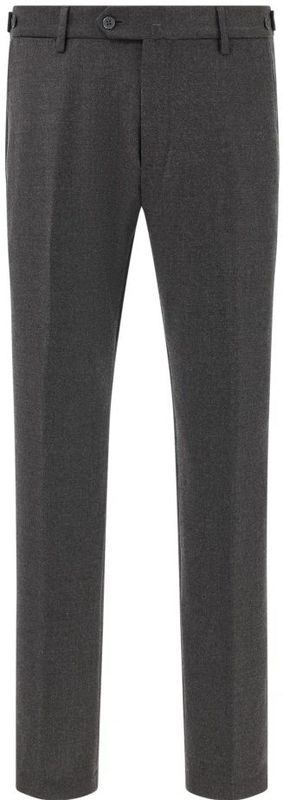 Boggi Milano - Andrea - Broeken - Grijs - Heren - Stretch-Flanellen