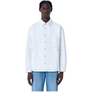 Jacquemus, Heren, Overhemden, Wit, Maat: S