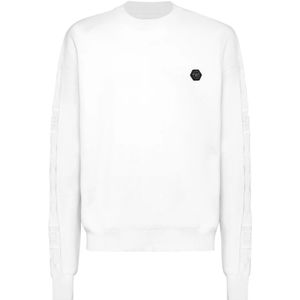 Philipp Plein, Heren, Truien, Wit, Maat: XS Wol,