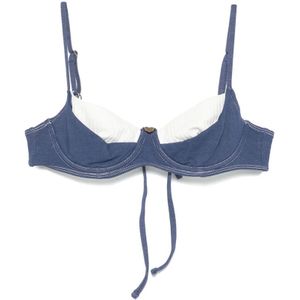 Frankies Bikinis, Dames, Badkleding, Blauw, Maat: XS