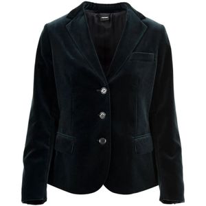 Aspesi, Dames, Jassen, Blauw, Maat: S Zijde,