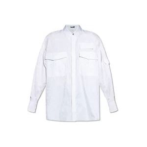 Versace Jacquard overhemd , White , Dames , Maat: XS