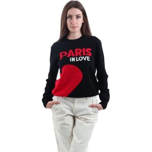 MC2 Saint Barth, Dames, Truien, Zwart, Maat: XS Wol,