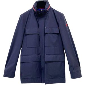 Carolina Herrera, Heren, Jassen, Blauw, Maat: S Nylon,