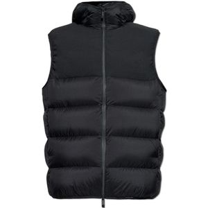Moncler, Heren, Jassen, Zwart, Maat: S Polyamide,