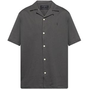 AllSaints, Heren, Overhemden, Grijs, Maat: XS Katoen,