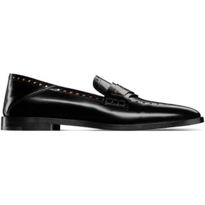 Dior Leren Loafers met Uitsparingen , Black , Heren , Maat: 41 EU