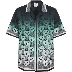 Casablanca, Heren, Overhemden, Veelkleurig, Maat: S Zijde,