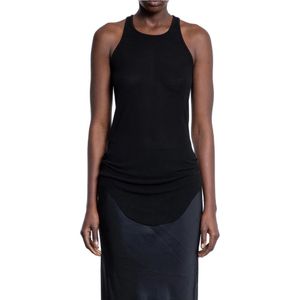 Rick Owens, Dames, Tops, Zwart, Maat: S Zijde,