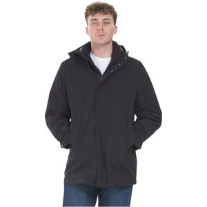 Woolrich, Heren, Jassen, Zwart, Maat: S Wol,