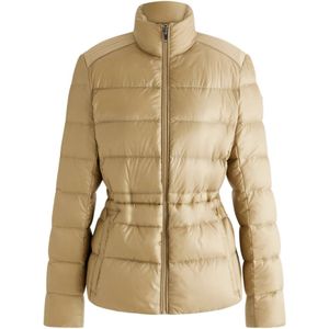 Fusalp, Dames, Jassen, Beige, Maat: 2XS Leer,