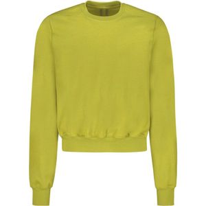 Rick Owens, Heren, Sweatshirts & Hoodies, Groen, Maat: 2XL Katoen,