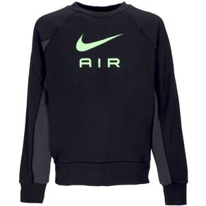 Nike - Lightweight Crewneck Sweatshirt - Zwart - Air French Terry - Lange Mouwen