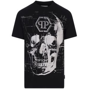 Philipp Plein, Heren, Tops, Zwart, Maat: XL