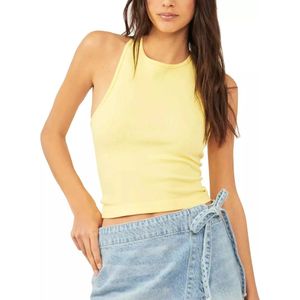 Free People, Dames, Tops, Geel, Maat: Xs/S Katoen,