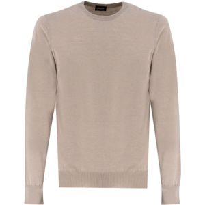 Drumohr, Heren, Truien, Bruin, Maat: M Kasjmier,