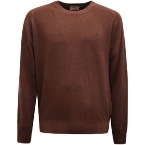 Brooksfield, Heren, Truien, Bruin, Maat: S Wol,