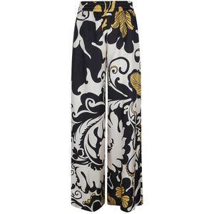 La DoubleJ, Dames, Broeken, Veelkleurig, Maat: S Zijde,