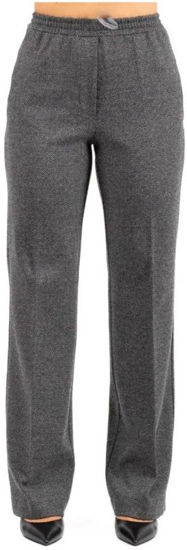 Weekend Max Mara - Zelma Trousers - Grijs - Lange Broeken - Jacquard Jersey