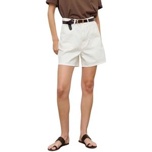 Bad Habits, Dames, Korte broeken, Wit, Maat: 40 EU Katoen,