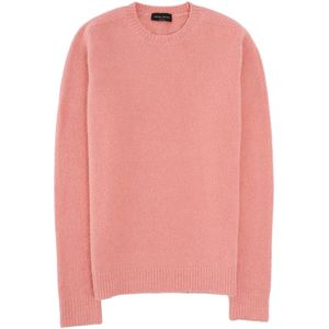 Roberto Collina, Heren, Truien, Roze, Maat: XL Katoen,