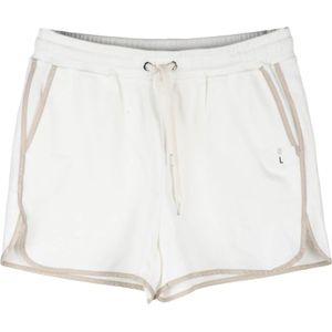 Eleventy, Dames, Korte broeken, Wit, Maat: M Katoen,